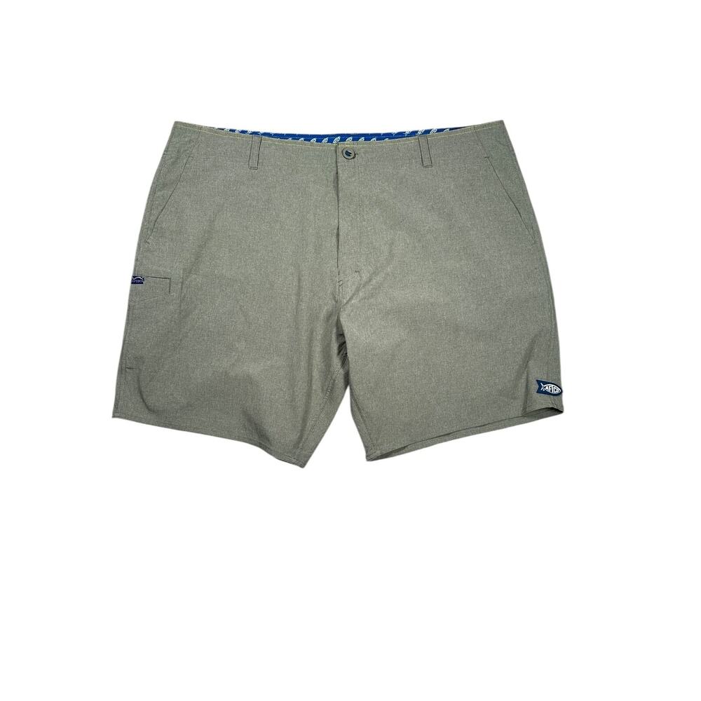 Aftco Cloudburst Shorts Mens Sz 42 Green Fishing Outdoor Camping Aftech Hybrid